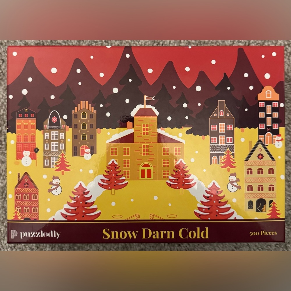 Puzzledly "Snow Darn Cold" 500 Piece Puzzle